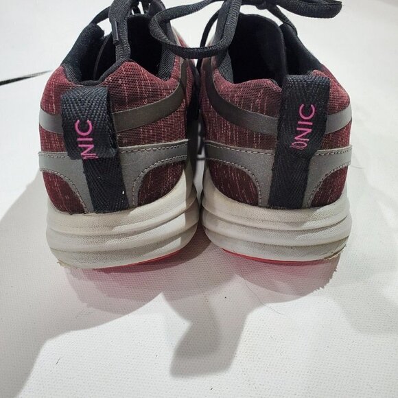 Vionic Women's Marroon Black Lace-up Sneaker Shoe Size 7 - Picture 4 of 12